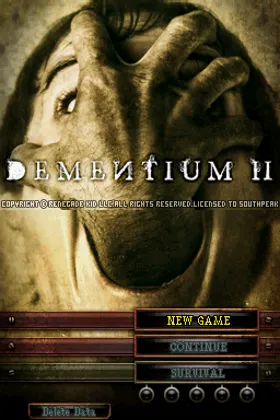 Dementium II (USA) (En,Fr,De,Es,It) screen shot title